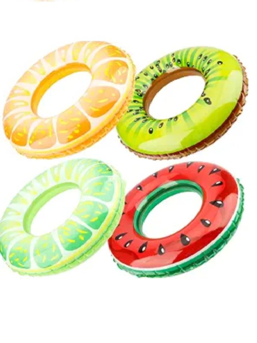 4 Piece Fruit Pool Floats